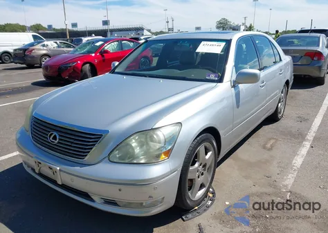 2005 Lexus Ls 430 from USA, damaged, VIN JTHBN36F055000824